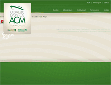 Tablet Screenshot of centrodeeventosacm.com.br
